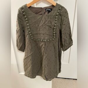 NWT target art class green dress 4T